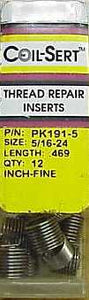 3/8-16 COILSERT INSERT COIL   PKG/12