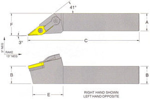 MVJNL 16-3D TOOL HOLDER