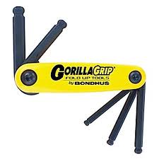 3/16-3/8 5PC BALLDRIVER Set   GORILLA GRIP